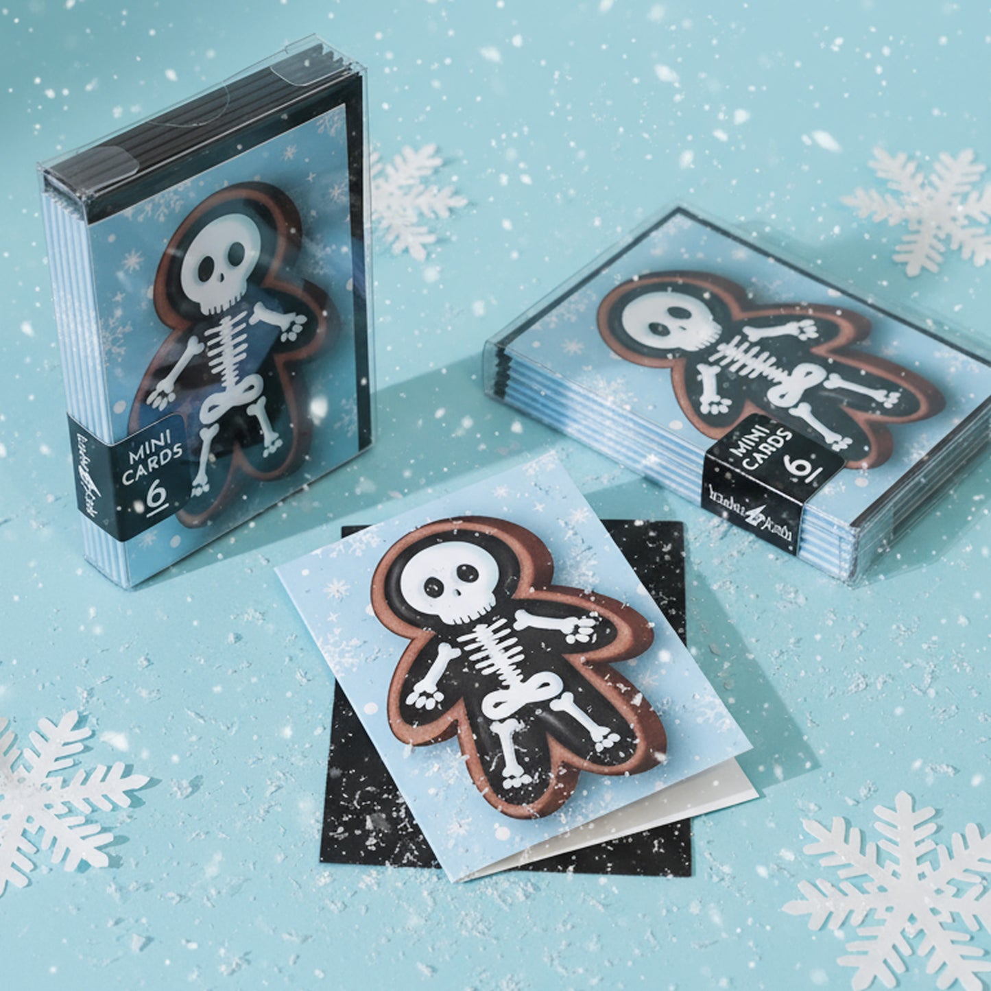 Gingerbread Haunt Skeleton Man - Mini Cards