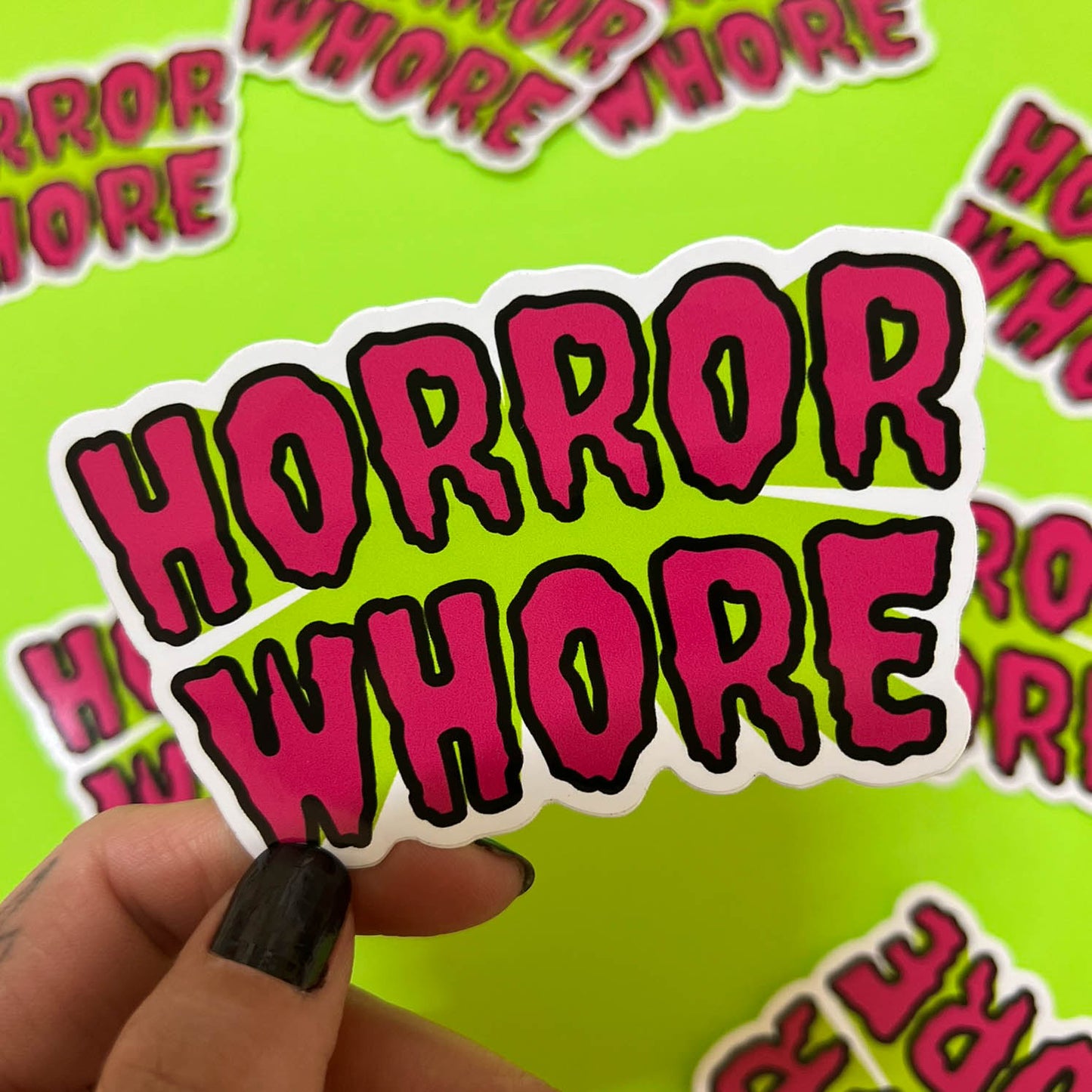 Horror Whore Sticker - Gloss Vinyl