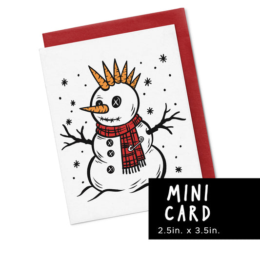 Rockin' Snowman - Mini Cards