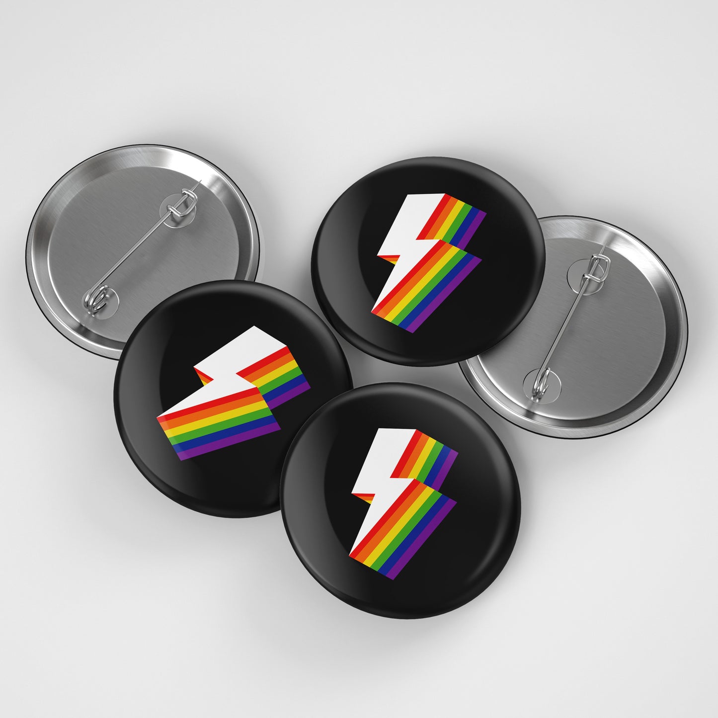 Pride button pins