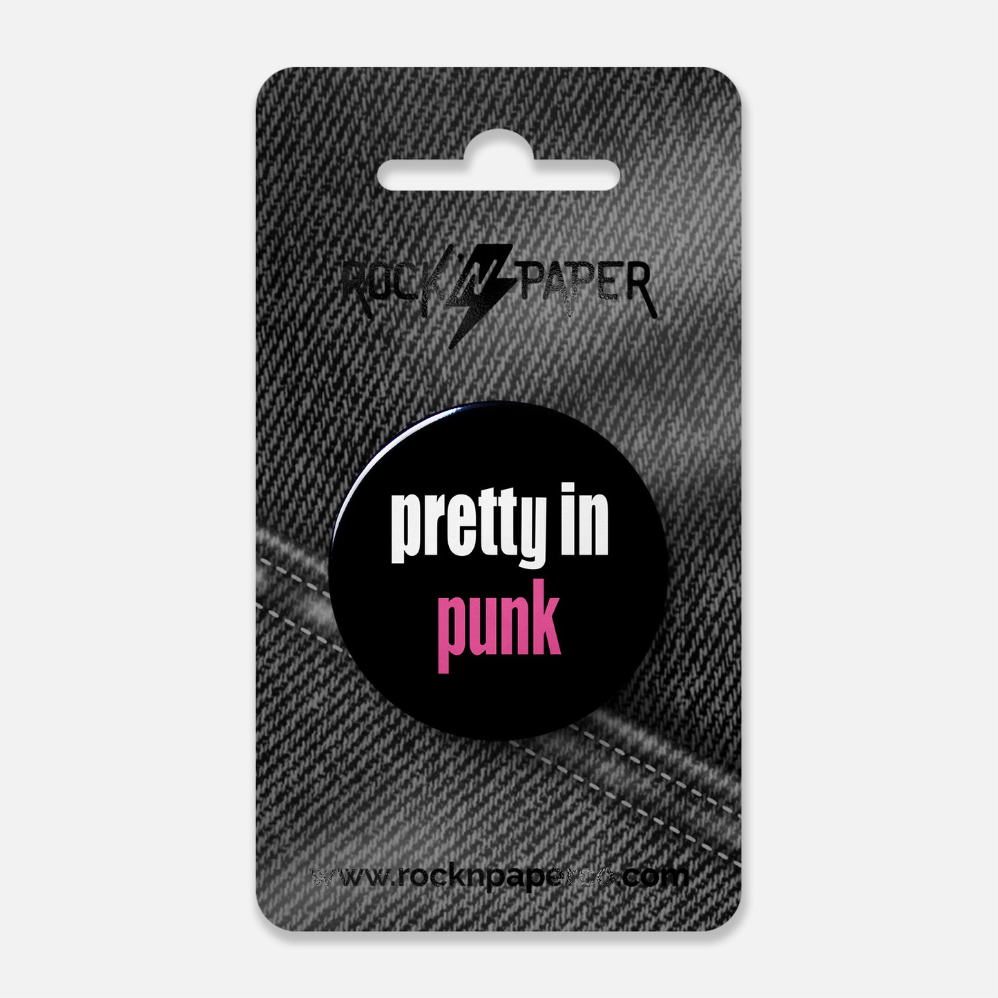 Pretty in Punk Pinback Button