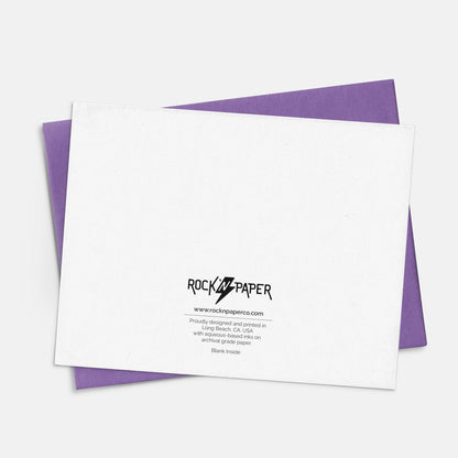 back of greeting card