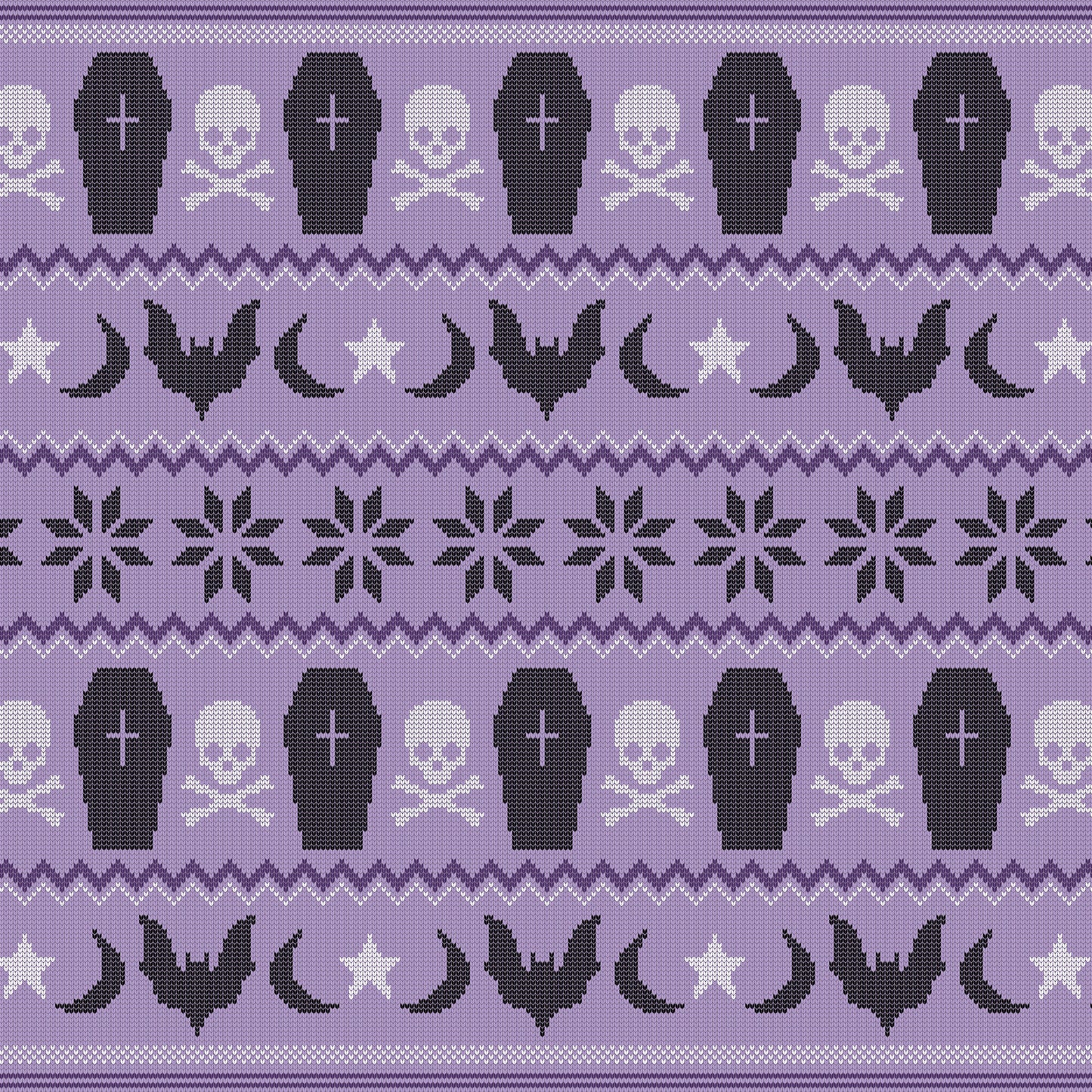 ugly sweater gothic pattern