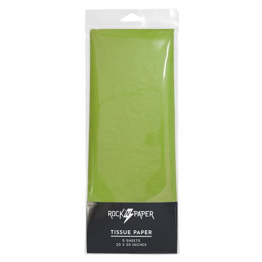 Tissue Paper Solid Color - Green (5 Sheets)
