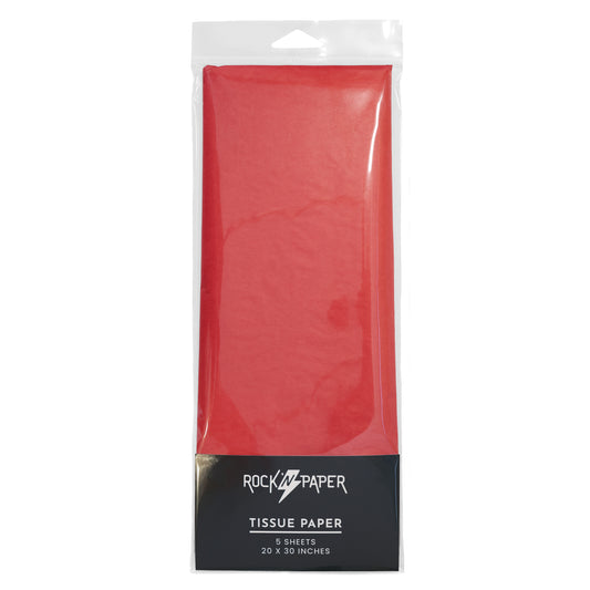 Tissue Paper Solid Color - Red (5 Sheets)