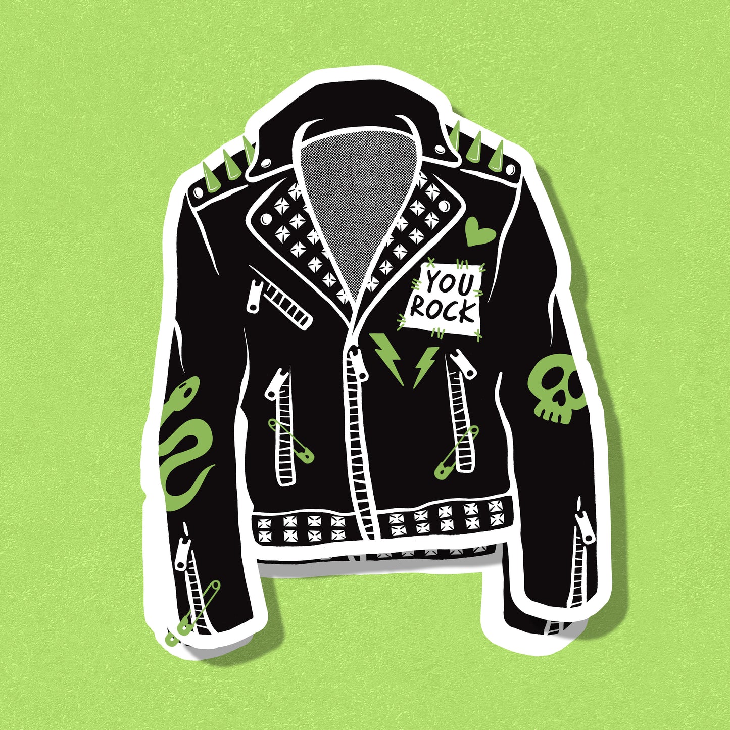 Rocker - UV Raised Sticker