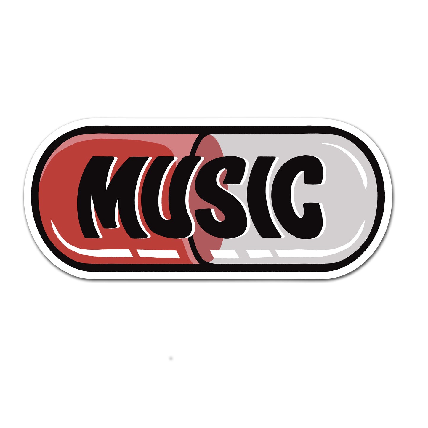 Music is Medicine Sticker - UV