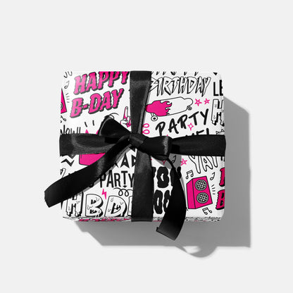 Rad Birthday Gift Wrapping Paper