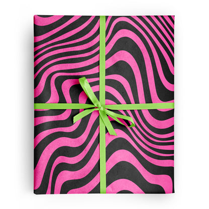 Fuchsia Swirl Wrapping Paper