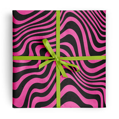 Fuchsia Swirl Wrapping Paper
