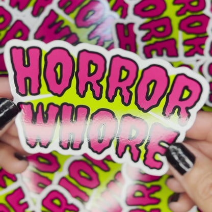 Horror Whore - Gloss Vinyl Sticker