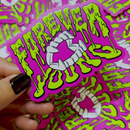 Forever Young - Raised UV Sticker