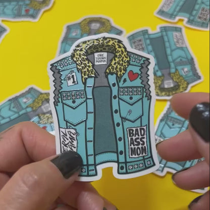 One Tough Mama - UV Raised Sticker