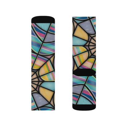 Wednesday Stained Glass Socks