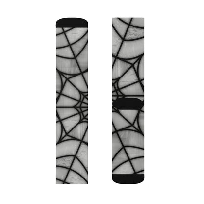 Wednesday Stained Glass Socks