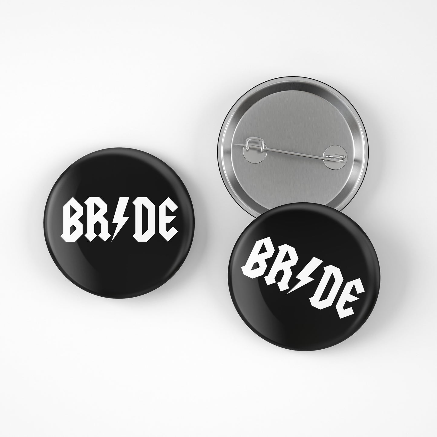 Badass Bride To Be, Button Pin Card